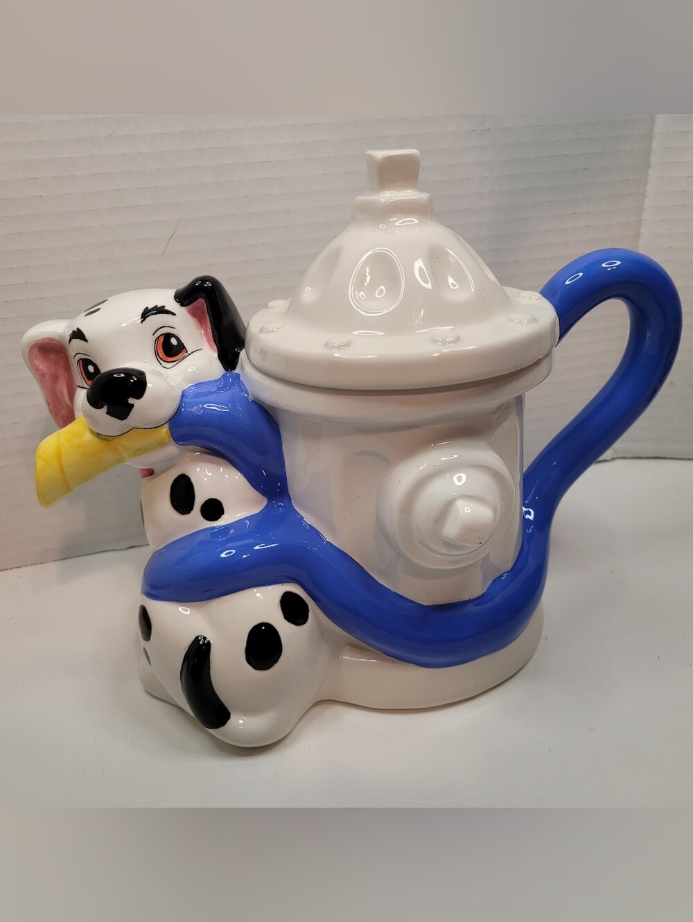 Rare HTF Collecible Sakura NY Disney 101 Dalmatians Figural Teapot Fire Hydrant